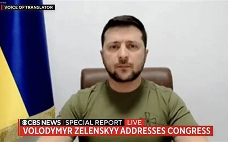 Zelensky Shows Congress Graphic Video Of Russia'S Assault On Ukraine