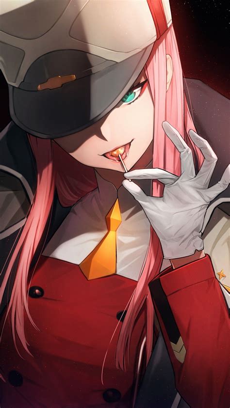 Zero Two with a Skull 