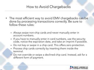 Zero gamble for chargebacks