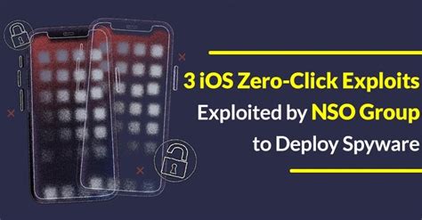 Zero-click iOS exploits