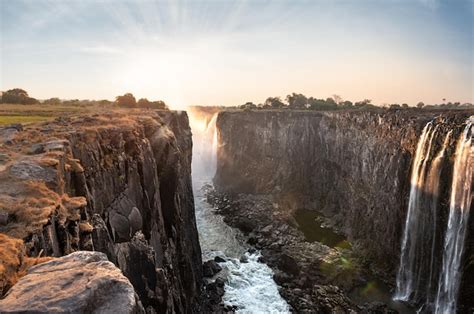 Zimbabwe Side Views Victoria Falls