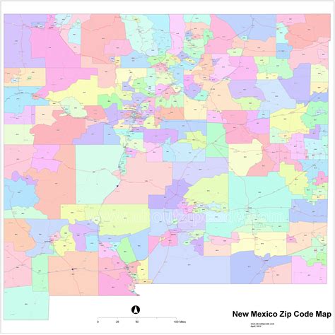 Zip Code Map New Mexico