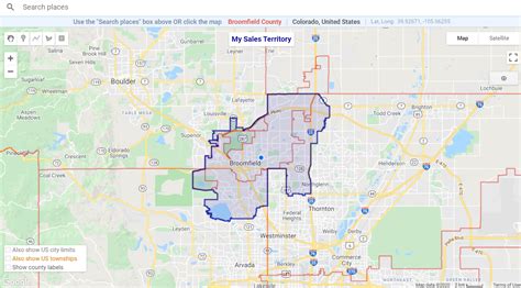 Zip Code Boundry Map