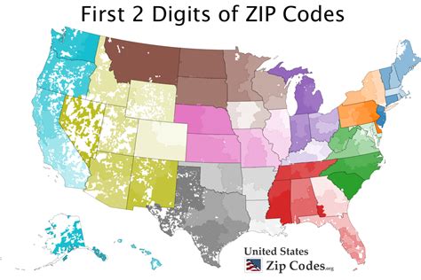 U.S. Zipcode Map