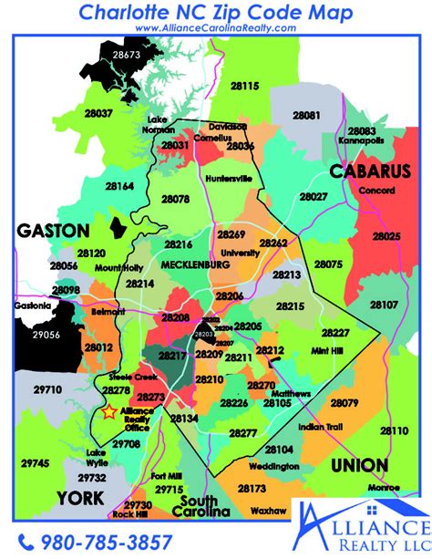Charlotte, NC Area Zip Code Map. We are Charlotte's neighborhood