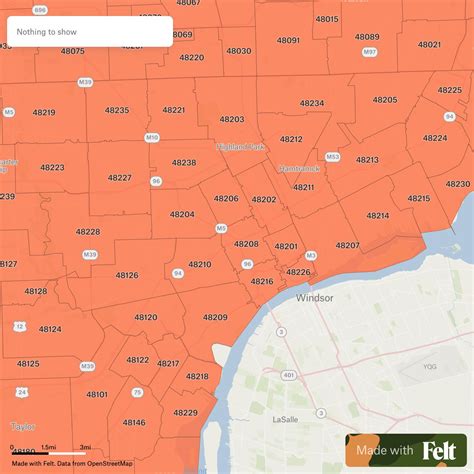 Zip Code Map Detroit Metro Area