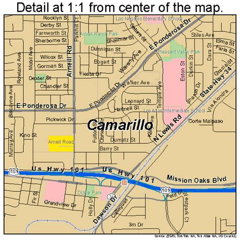 Zip Code Map For Camarillo Ca