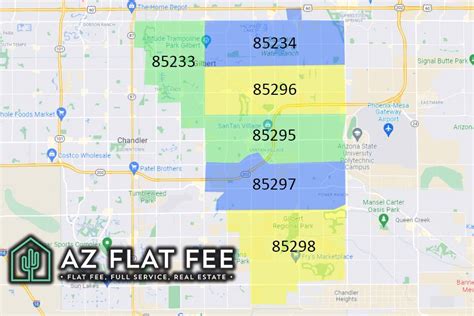 Zip Code Map Gilbert, Arizona Google My Maps
