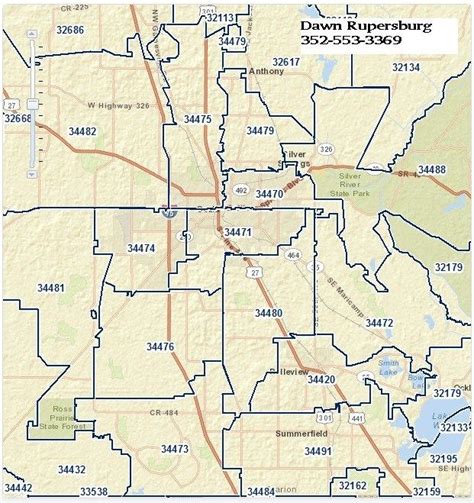 Zip Code Map For Ocala Fl