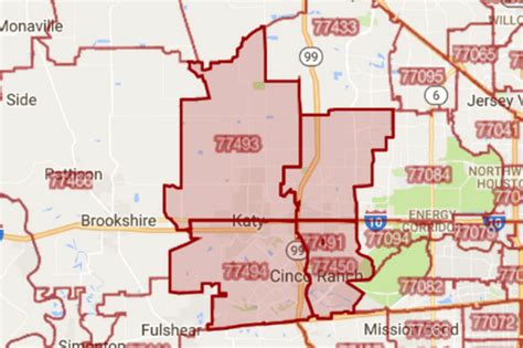 Katy Tx Zip Code Map Maping Resources