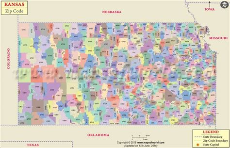 Kansas Zip Code Maps Free Kansas Zip Code Maps