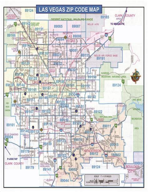 Zip Code Map Las Vegas 2017