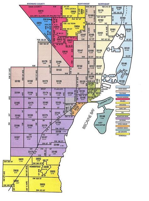 Zip Code Map Miami Fl
