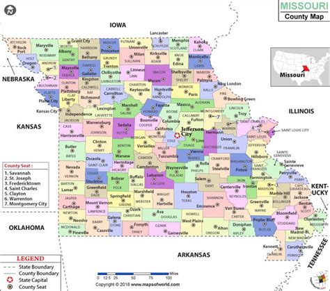 Preview of Missouri zip code vector map