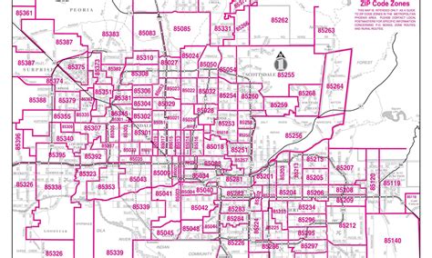 Phoenix Zip Code Map Colleen Olson Scottsdale Phoenix Real Estate