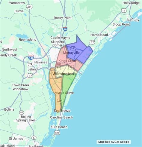 Wilmington Nc Zip Codes Map Maps Catalog Online