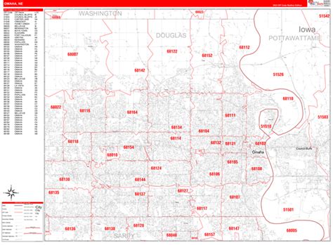 Zip Code Map Omaha Ne