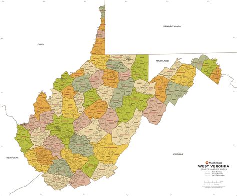 West Virginia Map