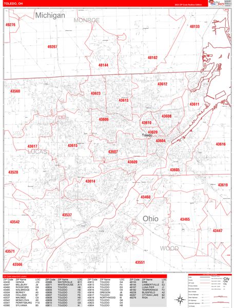 Zip Code Toledo Ohio Map