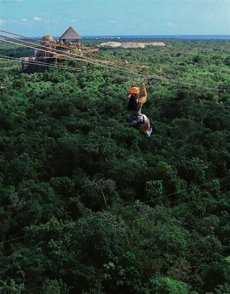 Ziplining Cancun