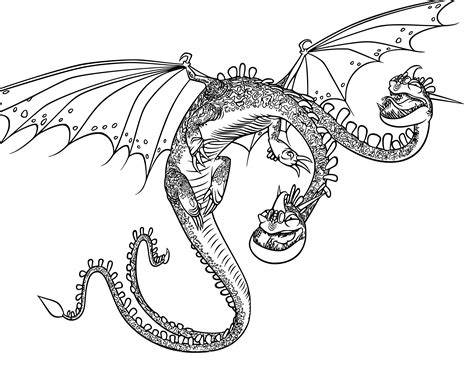 Zippleback Dragon Coloring Pages