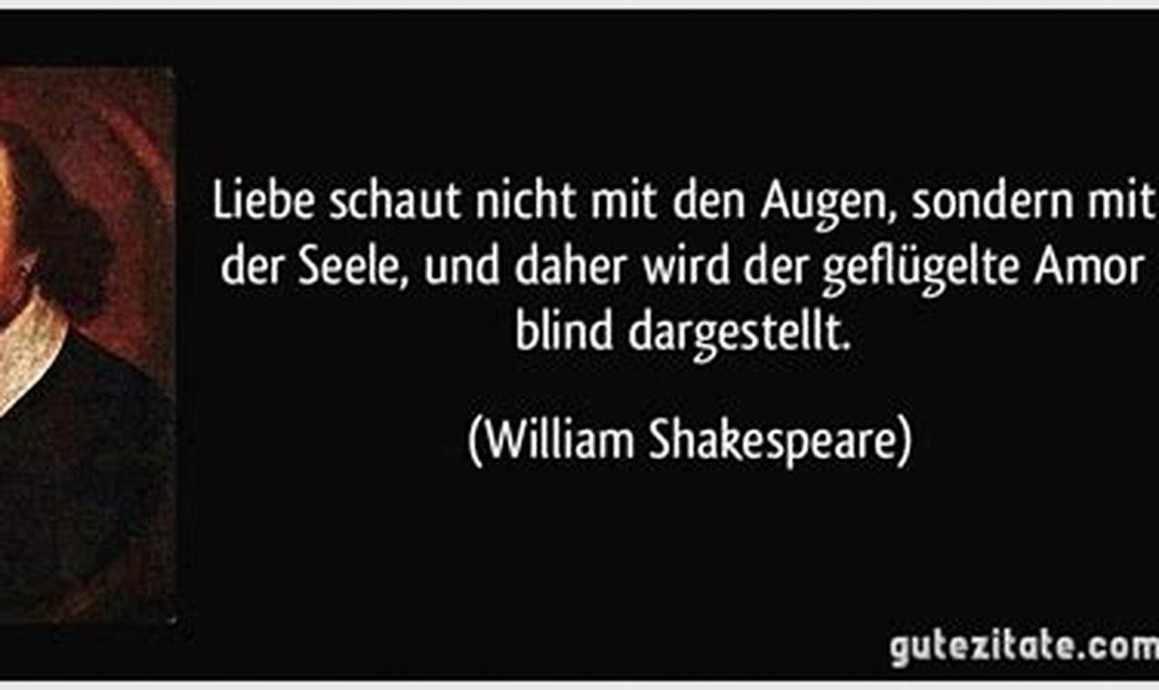 Zitate Shakespeare Liebe
