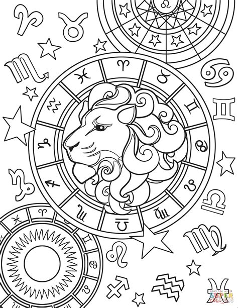 Zodiac Coloring Pages