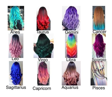 Zodiac Sign Scorpio Hair Style
