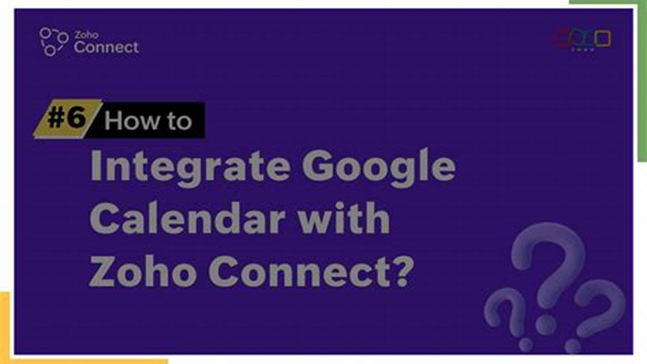 Zoho Google Calendar
