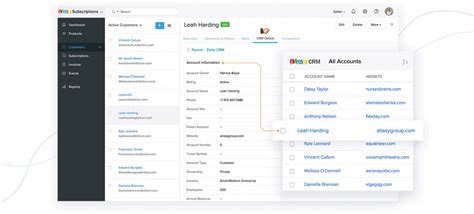 Zoho CRM dashboard