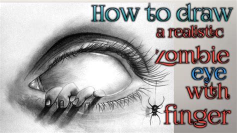 Zombie Eye Drawing Step by Step