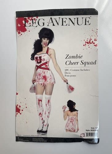 Image of a zombie leading a cheer squad