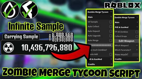 Zombie Merge Tycoon Script - Infinite Money - Roblox Hacks