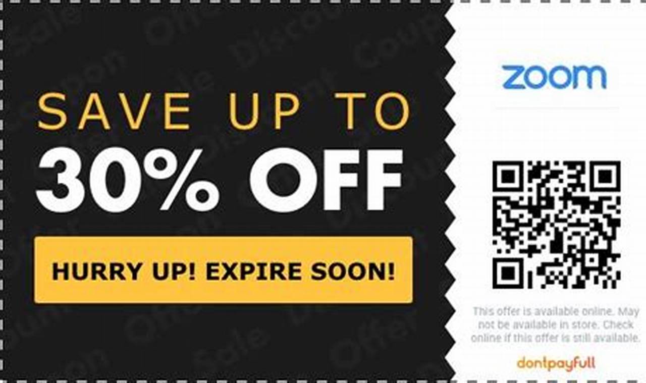 Zoom Coupon Code 2024