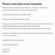 Zoom Interview Invitation Email Template