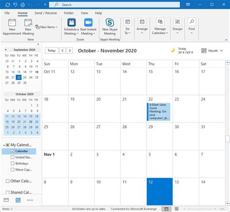 Zoom Outlook Calendar Integration