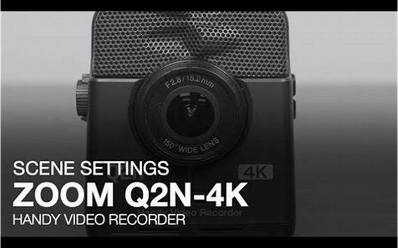 Zoom Q2N-4K Scene Presets
