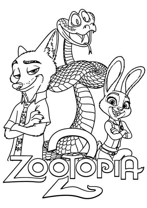 Zootopia Coloring Pages