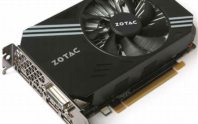 Zotac Geforce Gtx 1060 3Gb 3Gb Mini Video Card Cooling