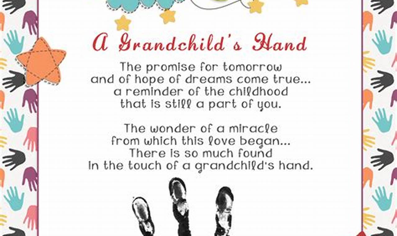 Unlocking the Power of A Grandchilds Hand Poem in Education