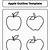 a is for apple printable