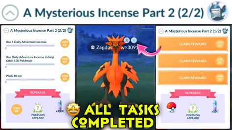 Pokemon Go A Mysterious Incense Special Research tasks & rewards Dexerto