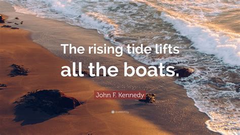 A rising tide lifts all boats print A rising tide quote Etsy