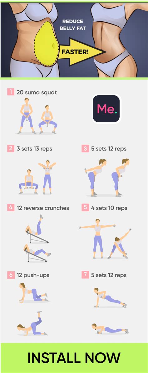 a workout routine to lose belly fat