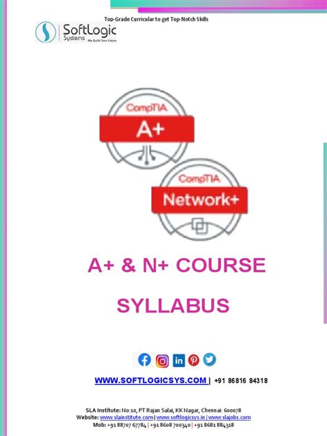 CompTIA A+ and N+ Courses YouTube