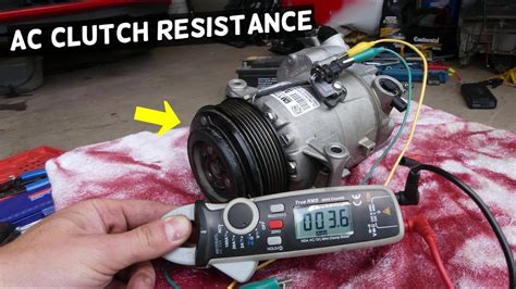 A/C Compressor Clutch Resistance