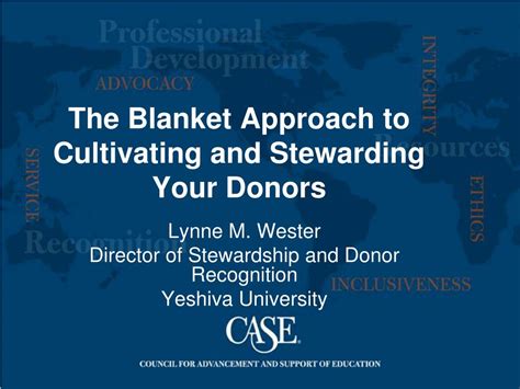 A Blanket Approach Define
