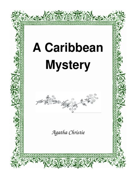 a caribbean mystery pdf