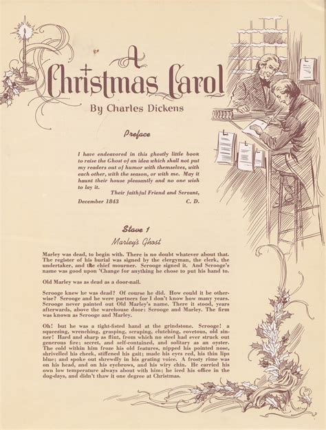 a christmas carol pages