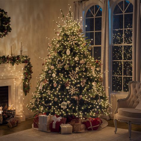 A Christmas Tree With Lights